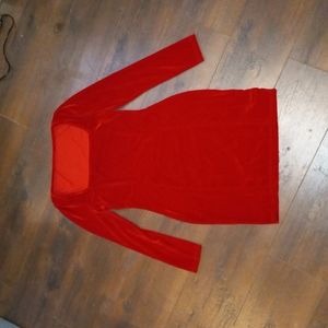 Velvet mini dress